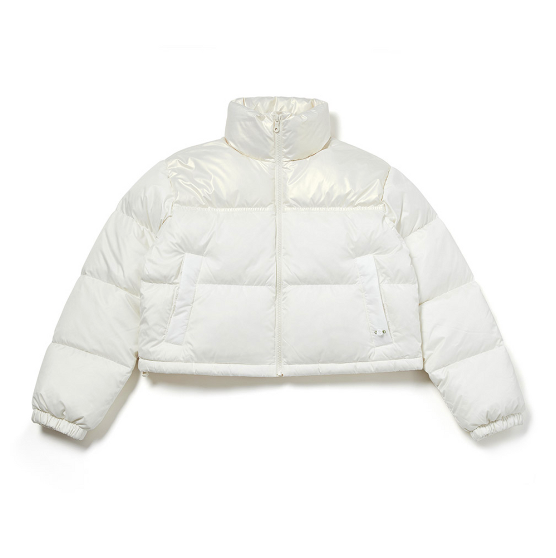 MARDI CROPPED DOWN JACKET COLOR BLOCK_WHITE