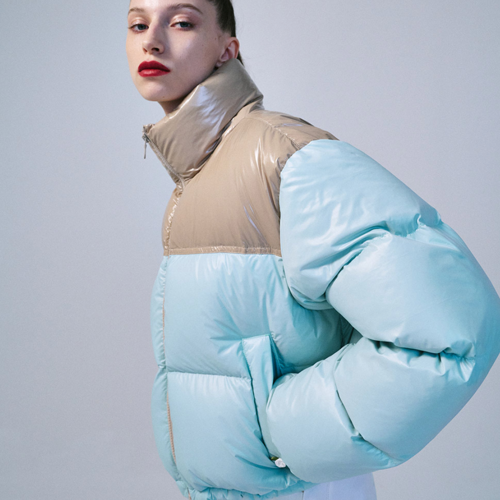 
                  
                    MARDI CROPPED DOWN JACKET COLOR BLOCK_MINT
                  
                