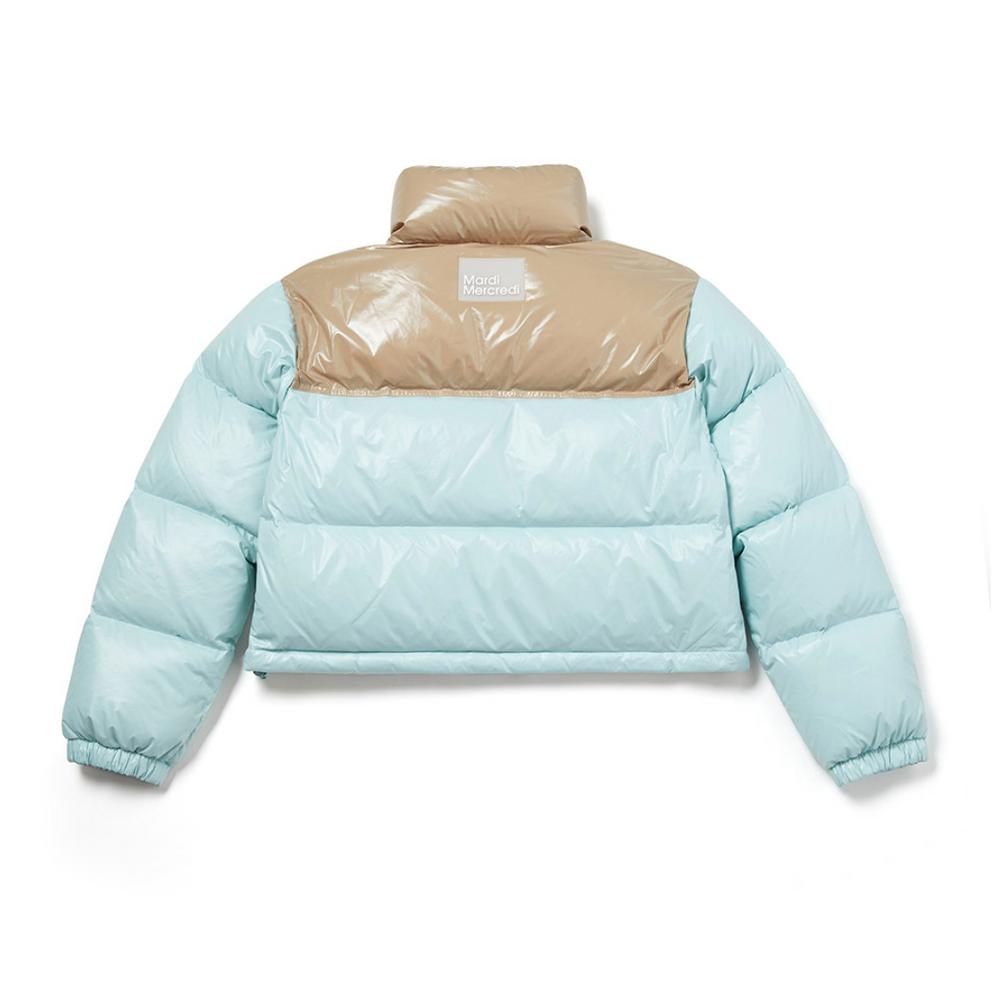 
                  
                    MARDI CROPPED DOWN JACKET COLOR BLOCK_MINT
                  
                