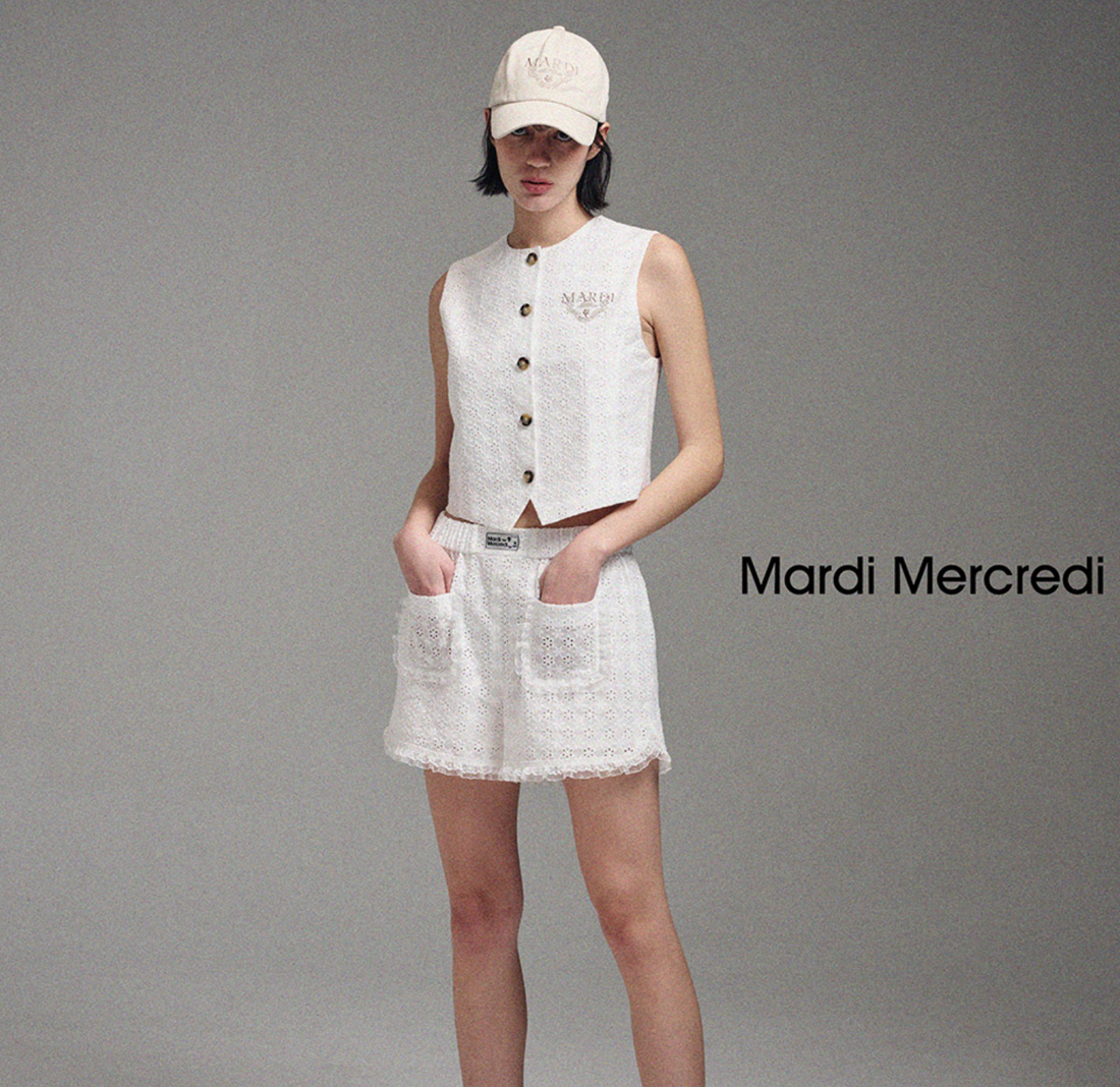 MARDI SHORTS EYELET FRILL_WHITE