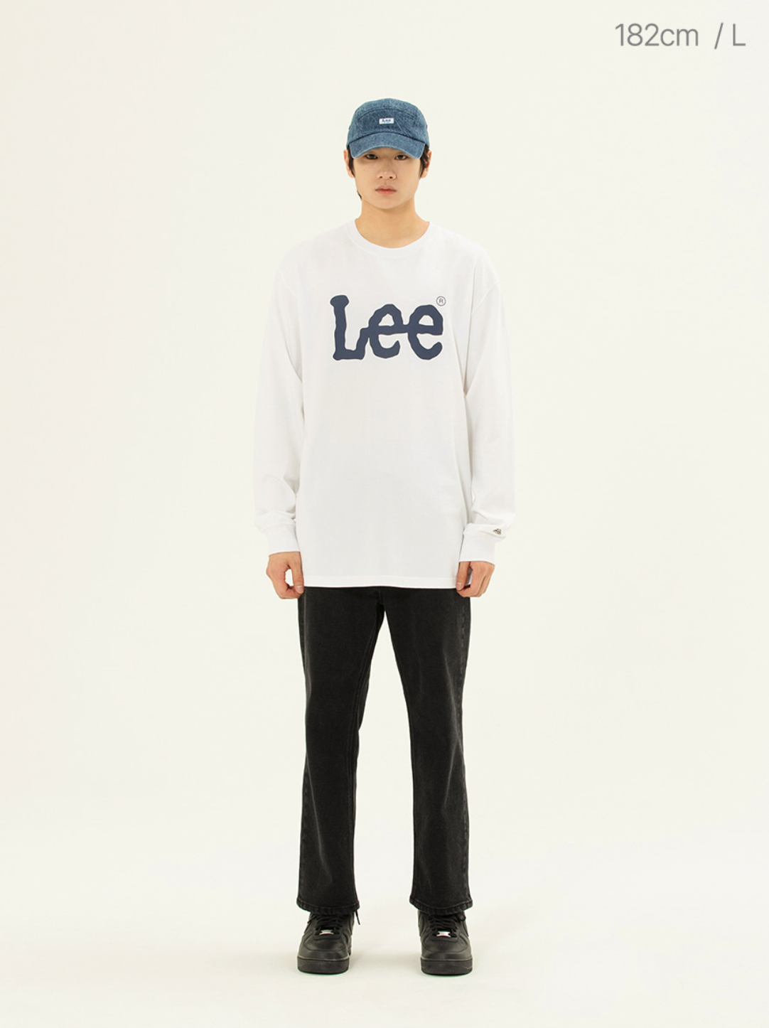 LEE Big Twitch Long Sleeve T-Shirt White