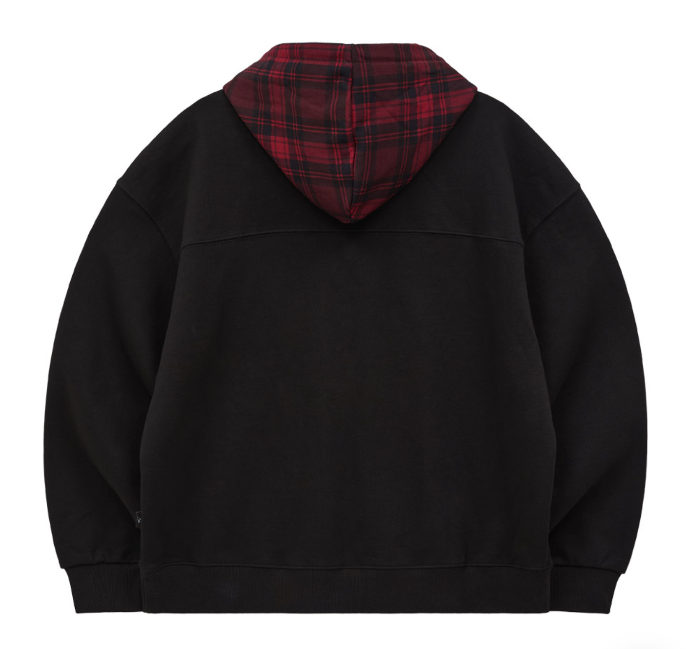 WAIKEI 89 Logo Check Hoodie Black