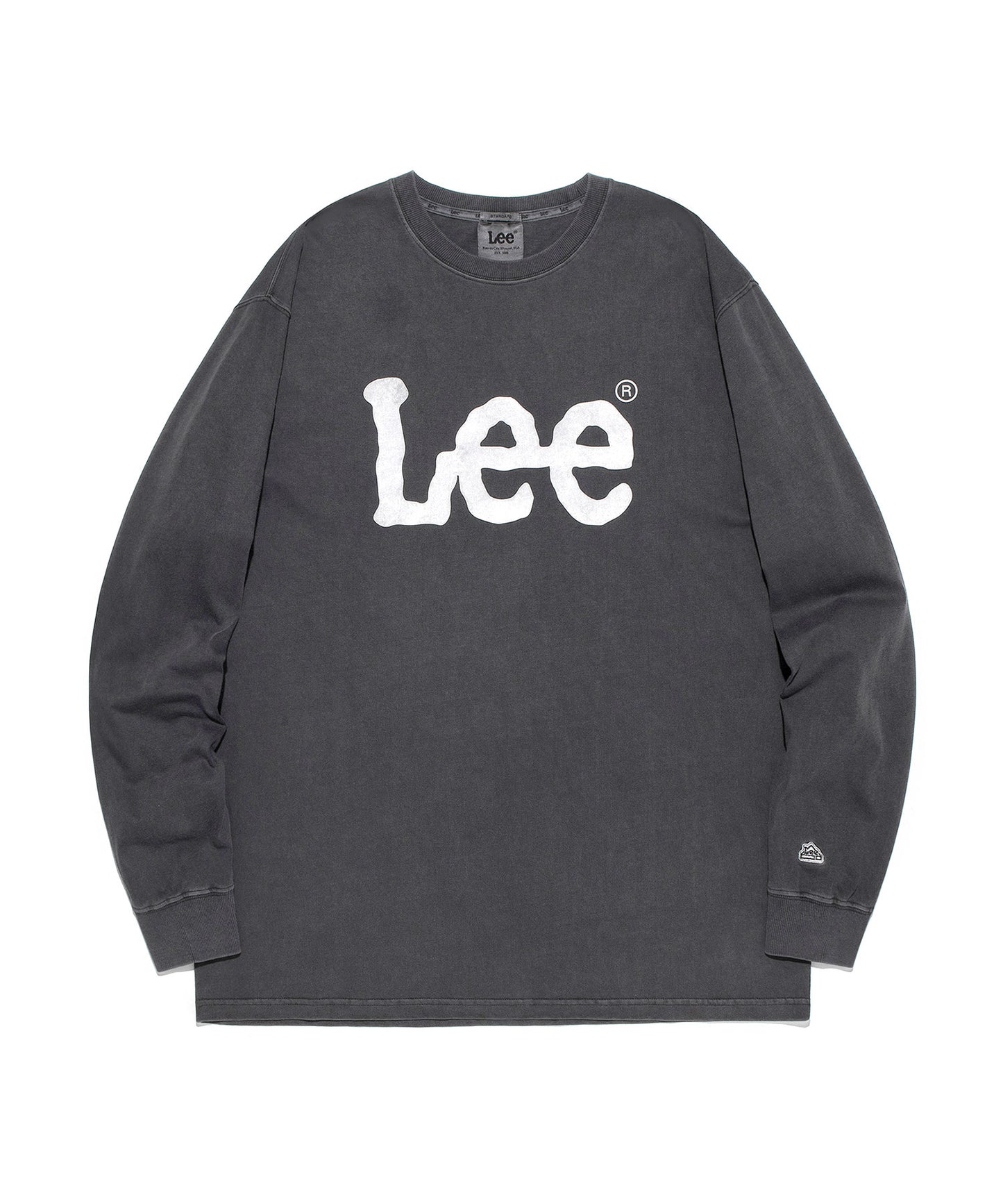 LEE Big Twitch Long Sleeve T-Shirt Charcoal