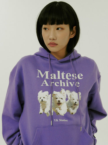 WAIKEI Maltese Archive Hood PURPLE