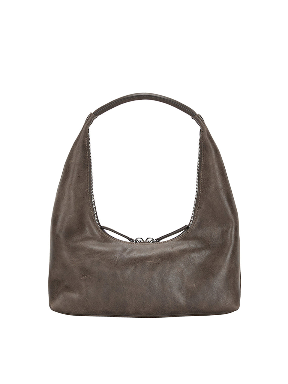 MARGESHERWOOD HOBO SHOULDER_washed brown pull-up