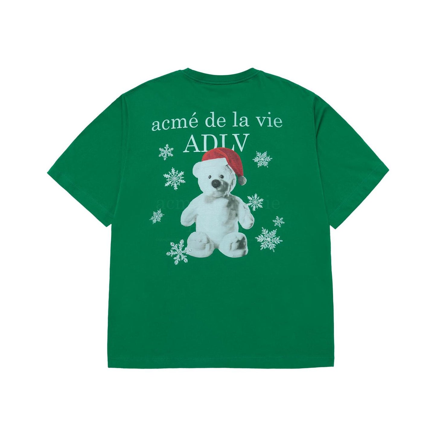 ADLV SNOW BEAR SHORT SLEEVE T-SHIRT GREEN