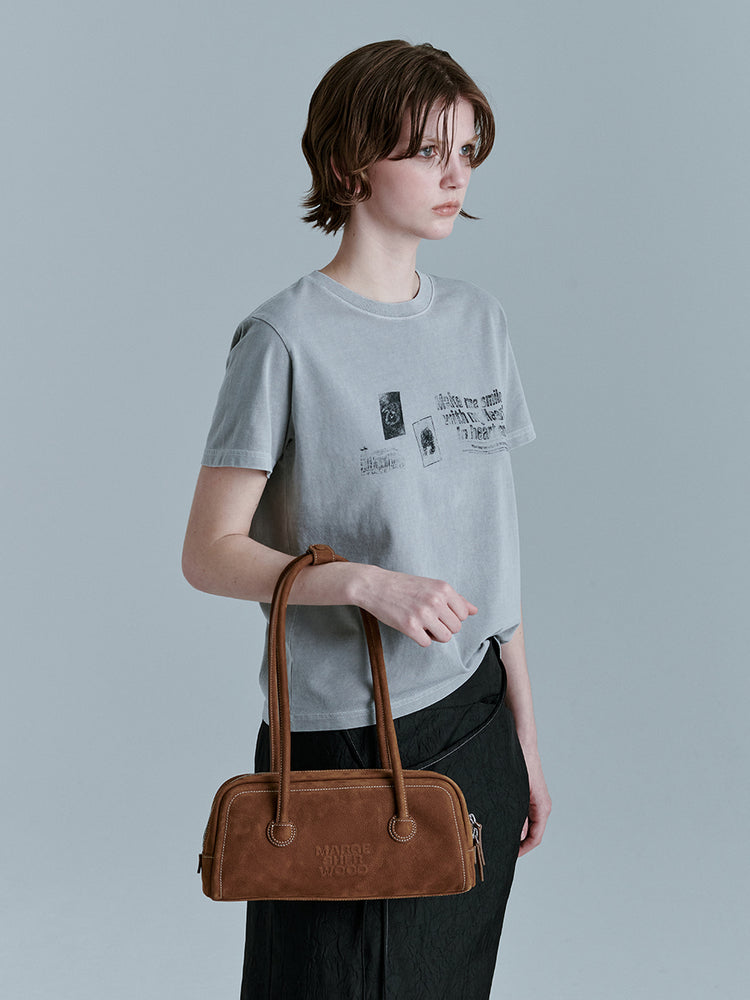 
                  
                    MARGESHERWOOD SOFT BAGUETTE BAG_chestnut nubuck
                  
                