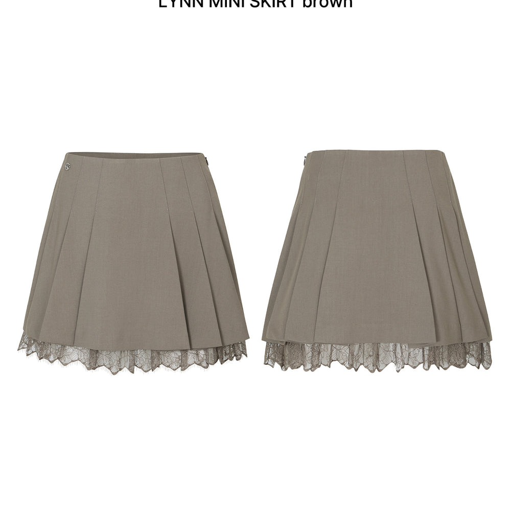 
                      
                        PAIN OR PLEASURE LYNN MINI SKIRT BROWN
                      
                    