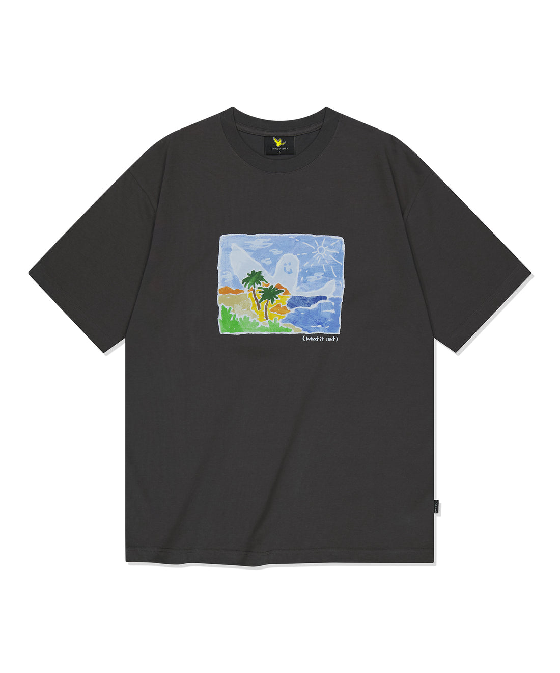 WIISNT Cool Cotton Angel Summer Graphic Short Sleeve T-Shirt