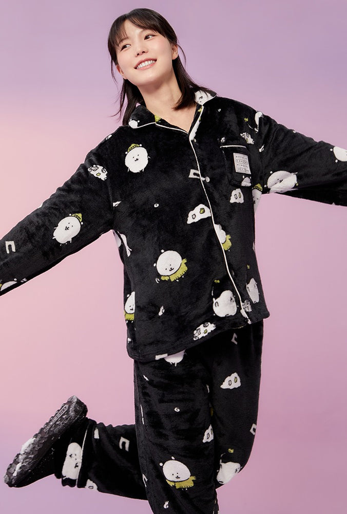 SPAO x Damgomi Sleeping Pajamas BLACK