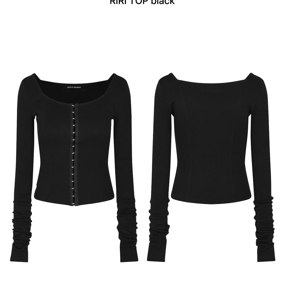 
                      
                        PAIN OR PLEASURE RIRI TOP BLACK
                      
                    