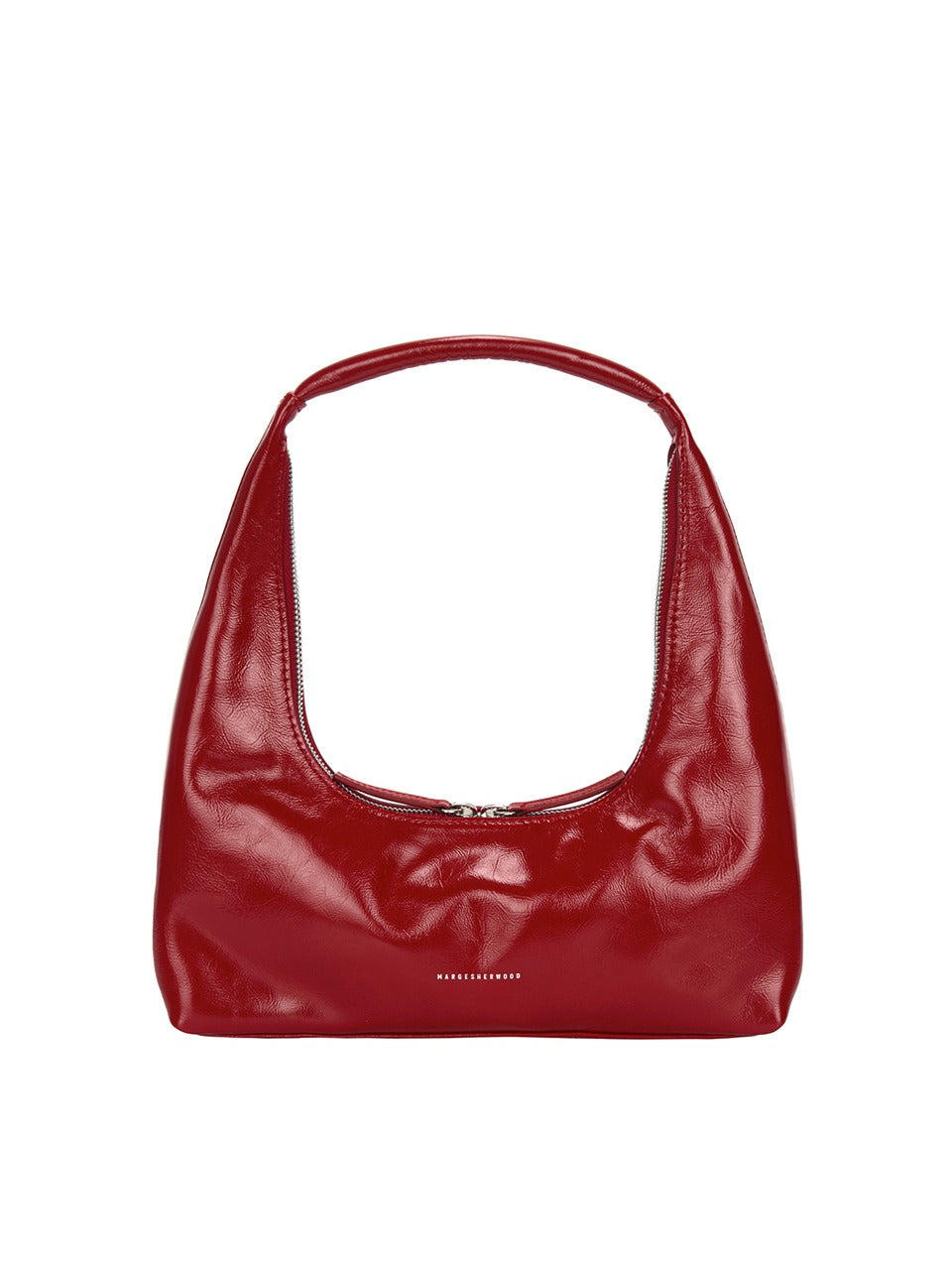 MARGESHERWOOD HOBO SHOULDER_apple red crinkle