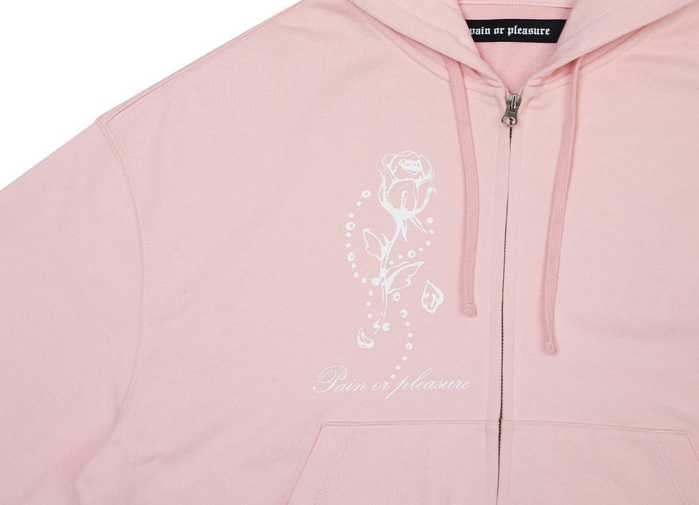 
                  
                    PAIN OR PLEASURE ROSE 2WAY HOOD ZIP UP PINK
                  
                