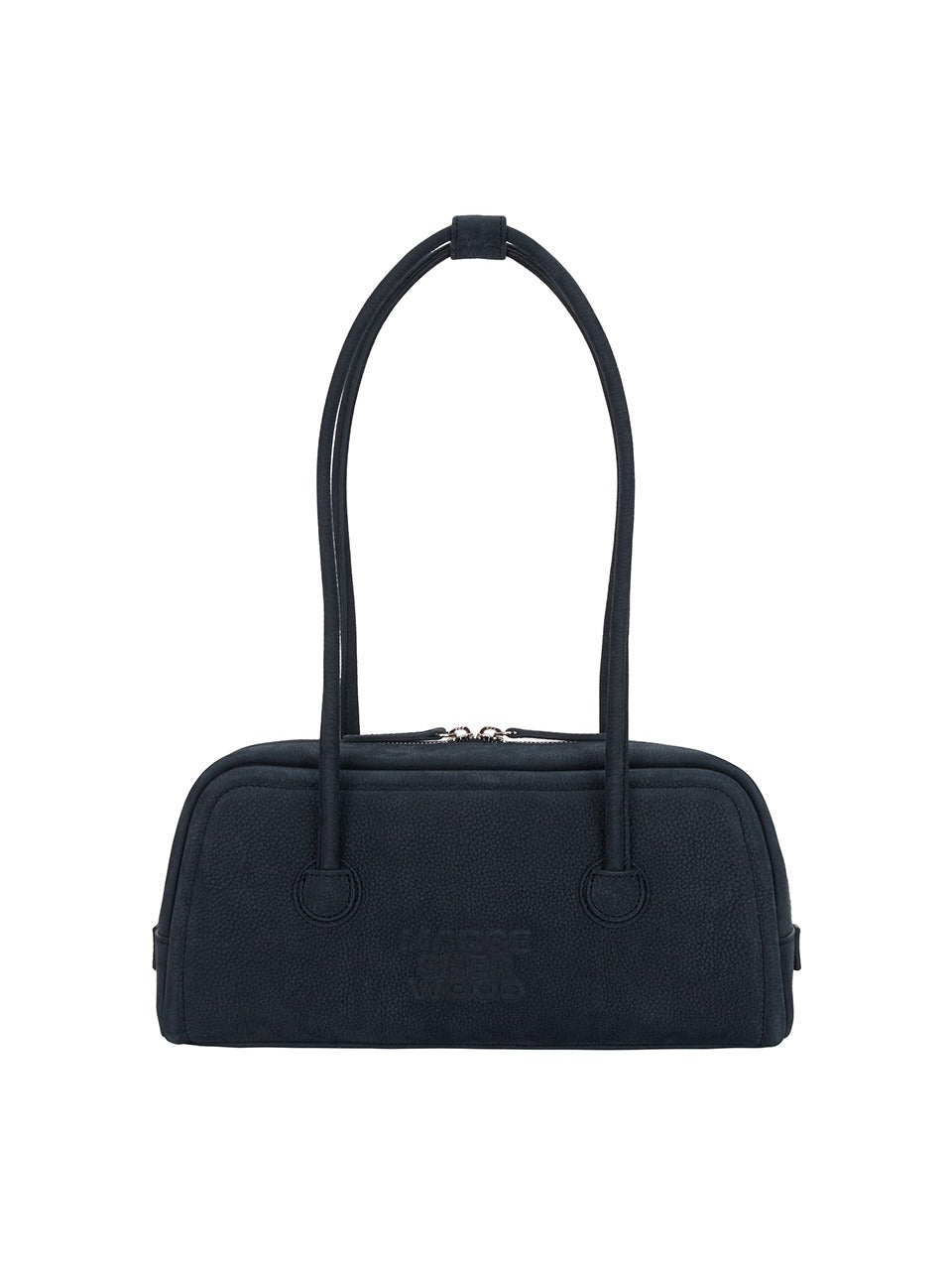 MARGESHERWOOD SOFT BAGUETTE BAG_indigo nubuck