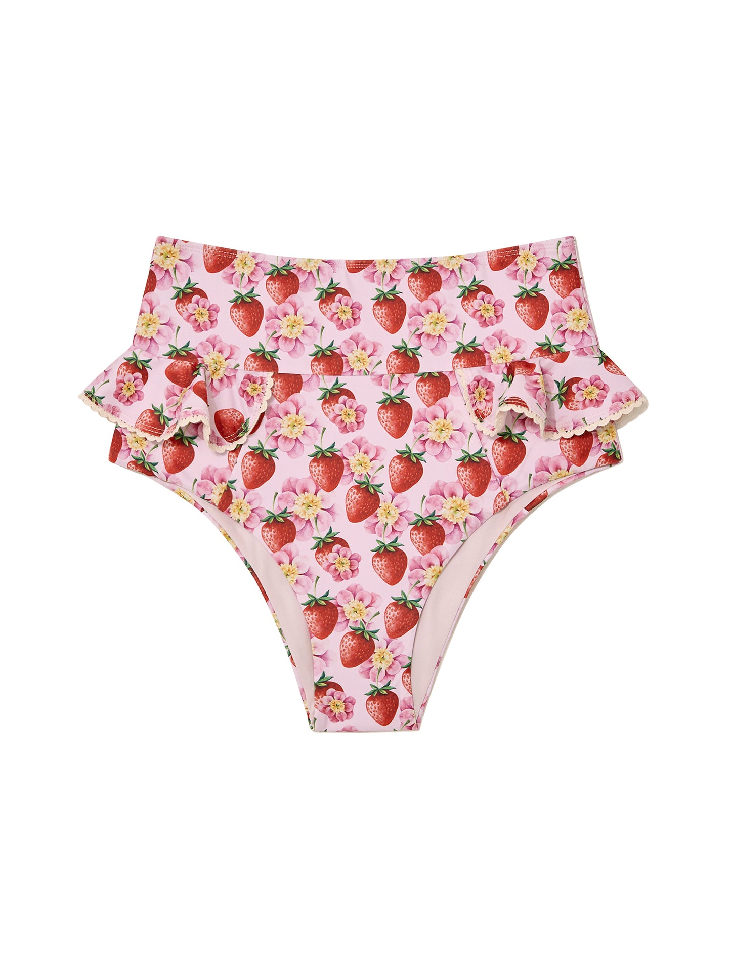 GLOWNY SKIRTED BIKINI BOTTOM (STRAWBERRY MILK)