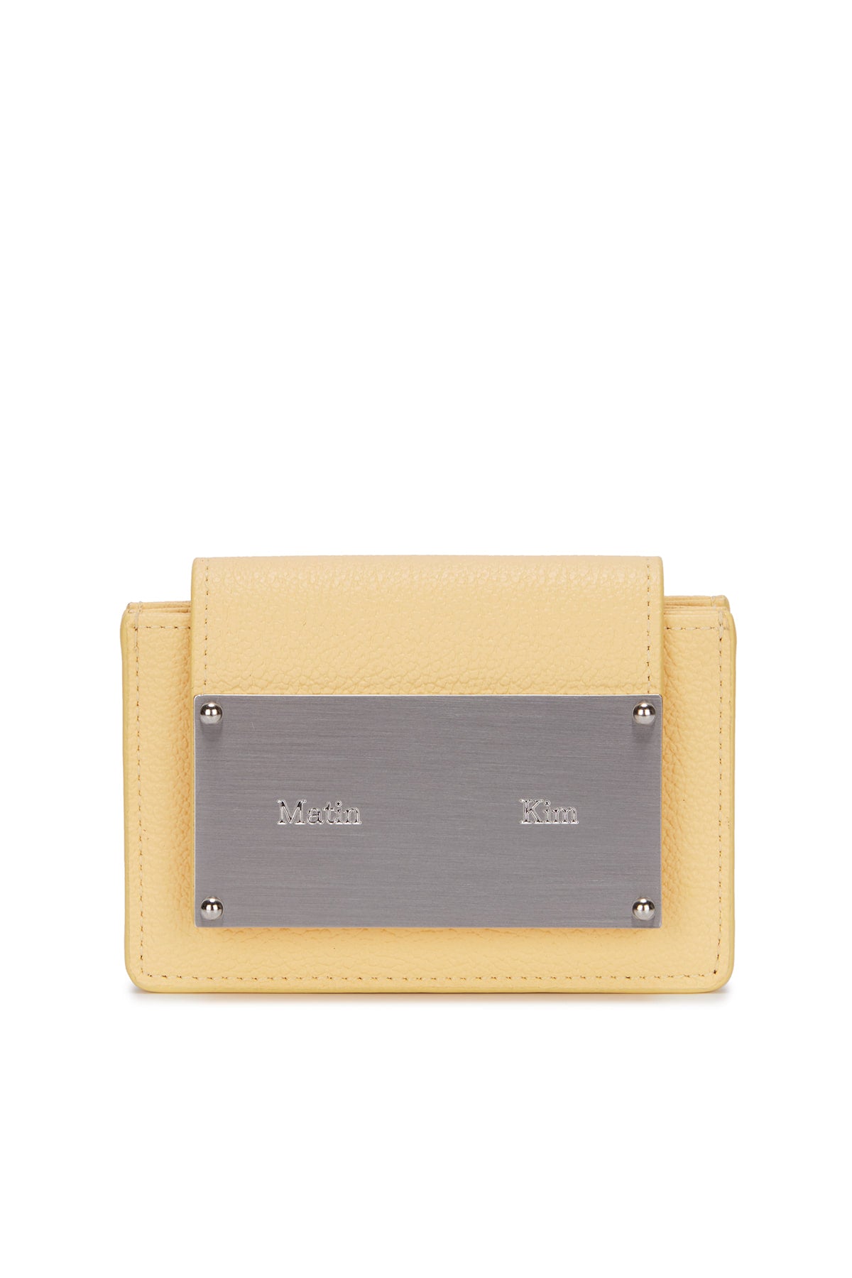 MATIN KIM ACCORDION WALLET IN LIGHT YELLOW