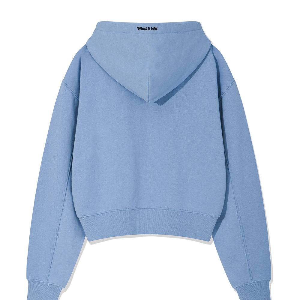 
                  
                    Flory Wappen Crop Hoodie Blue
                  
                