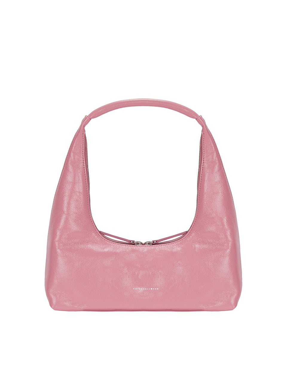 MARGESHERWOOD HOBO SHOULDER_candy pink glossy plain