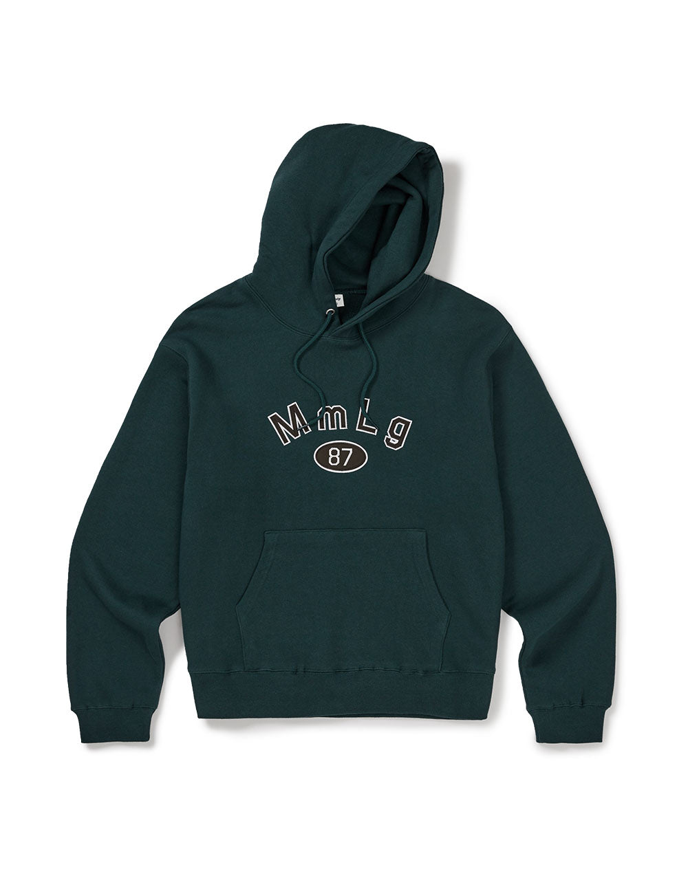 MMLG MM APLIQUE HOODIE (DEEP GREEN)