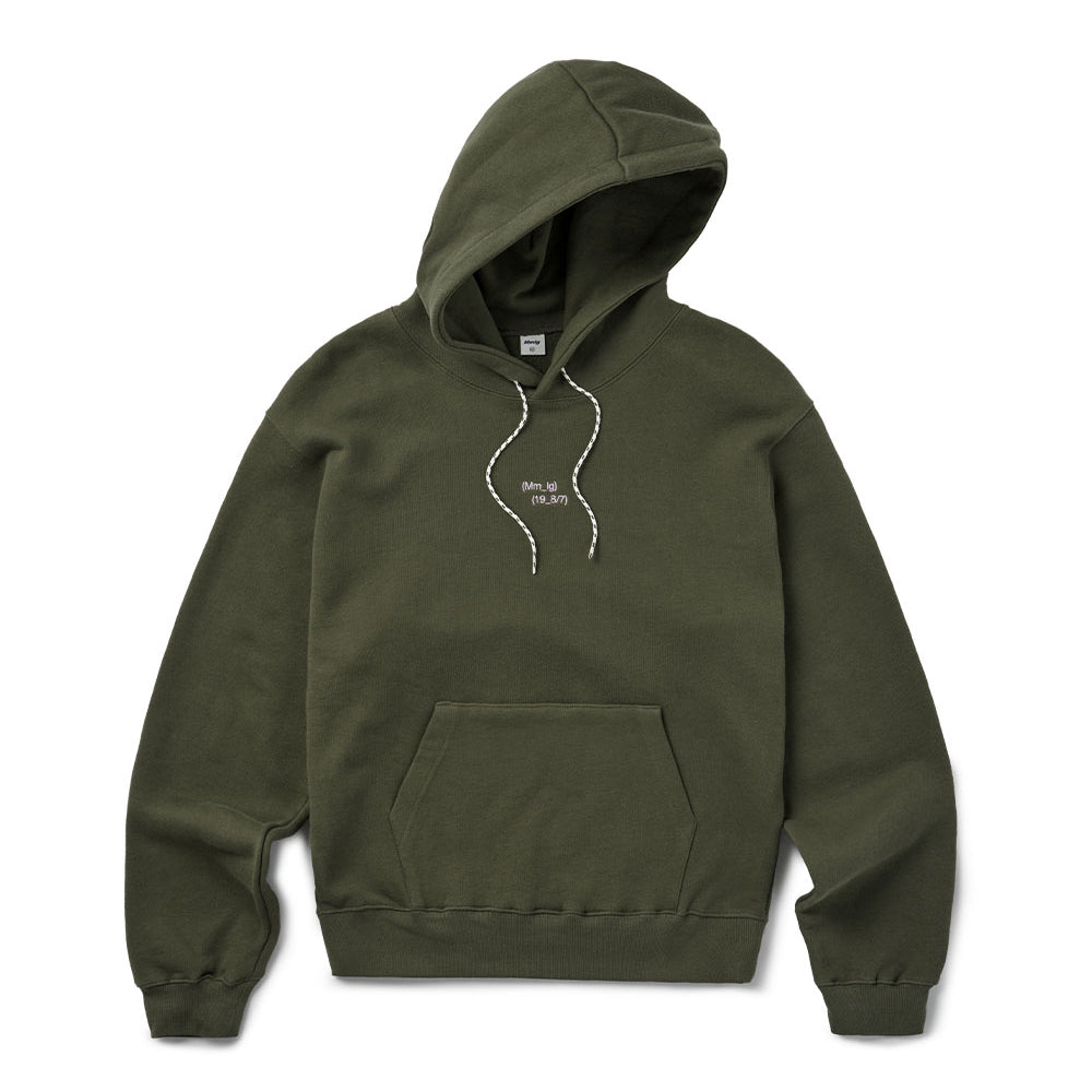 MMLG STITCH PLAY HOODIE (MOSS KHAKI)