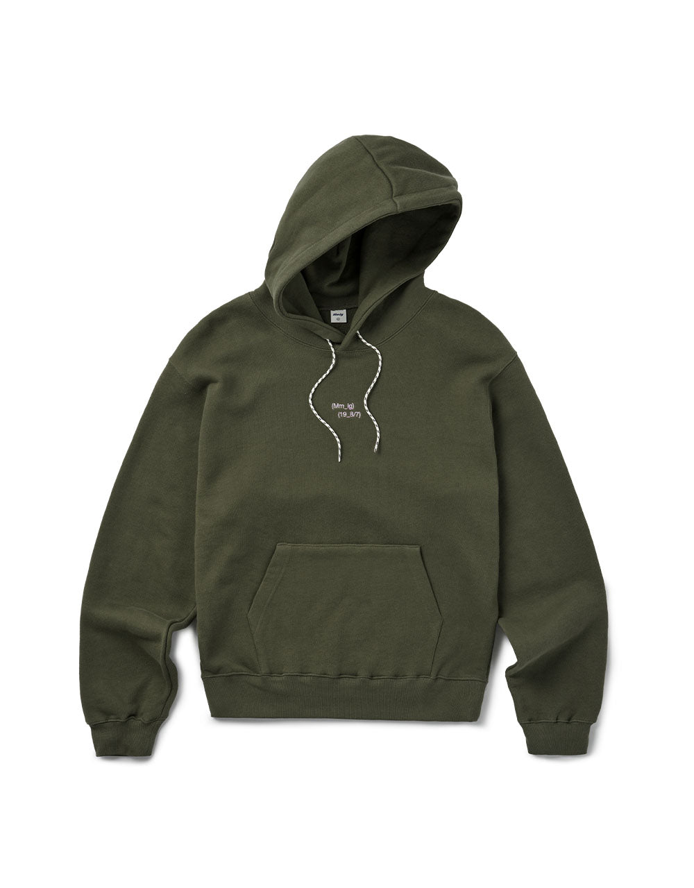 MMLG STITCH PLAY HOODIE (MOSS KHAKI)