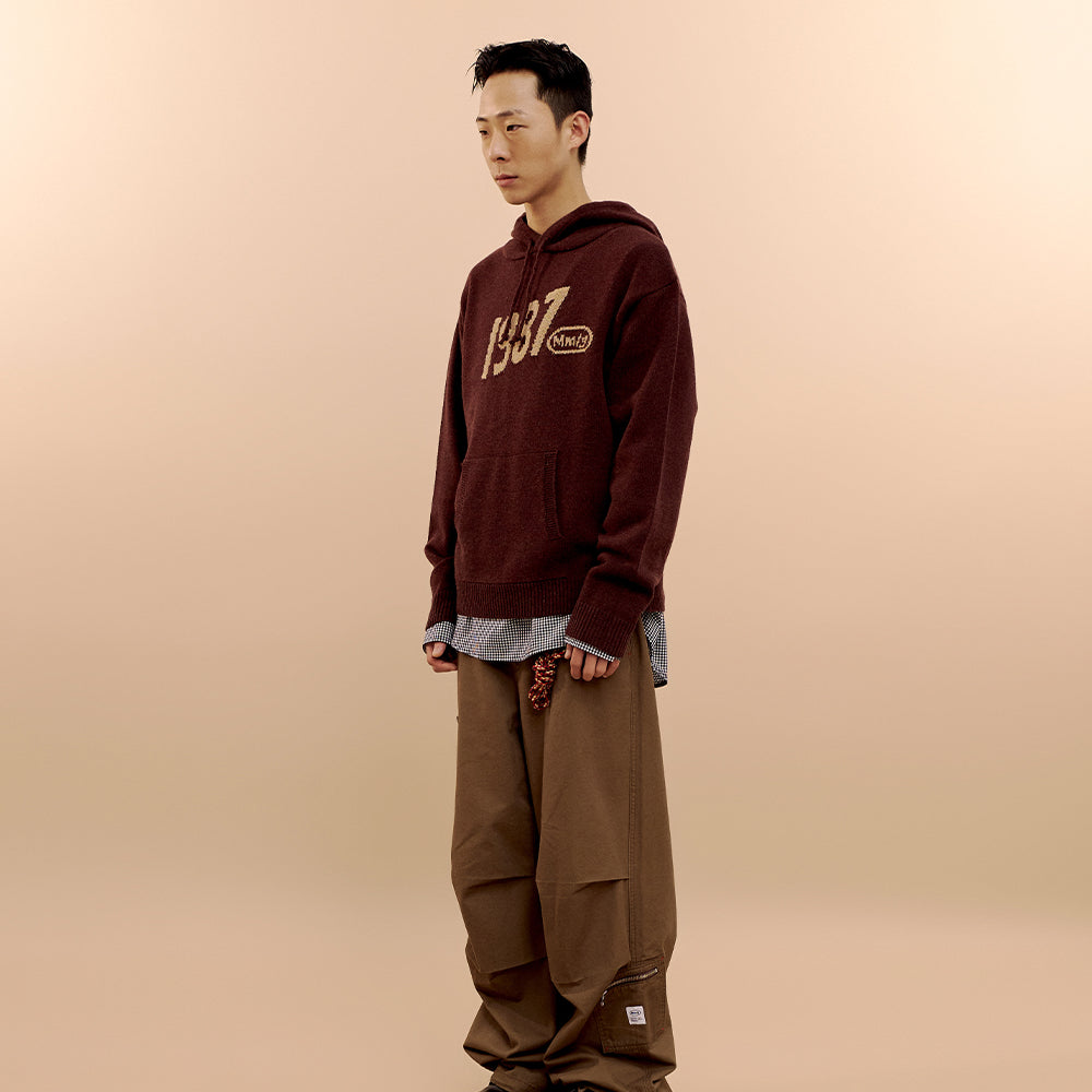 
                  
                    MMLG WAVY LOGO HOOD KNIT (BROWN)
                  
                