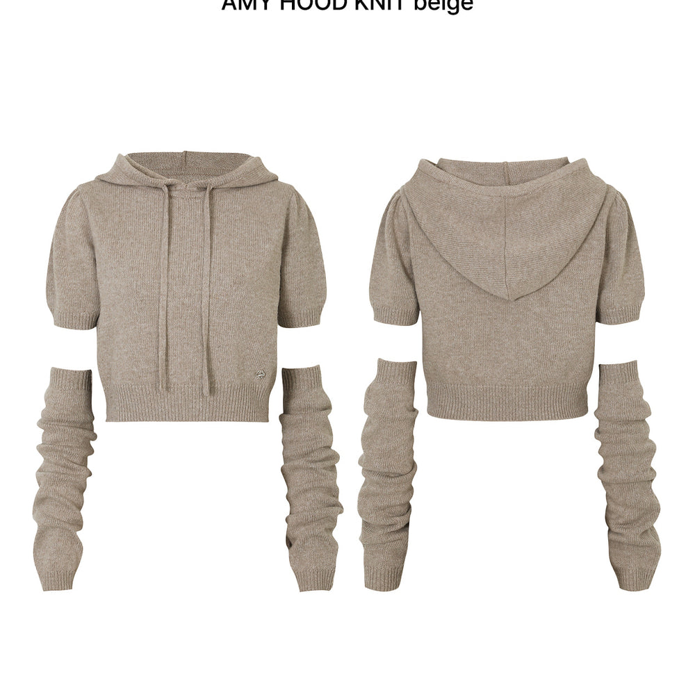 
                      
                        PAIN OR PLEASURE AMY HOODIE KNIT BEIGE
                      
                    