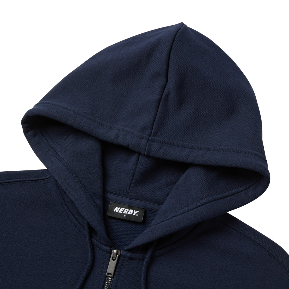 
                  
                    NERDY Souffle Crop Hoodie Zip-up Navy
                  
                