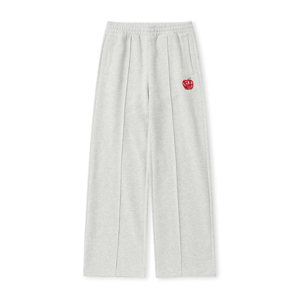 NERDY Souffle Wide Sweatpants Melange White