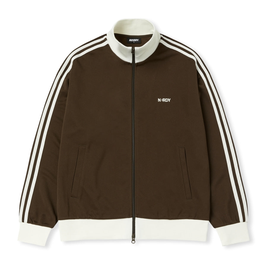 NERDY Classic NY Track Top Brown