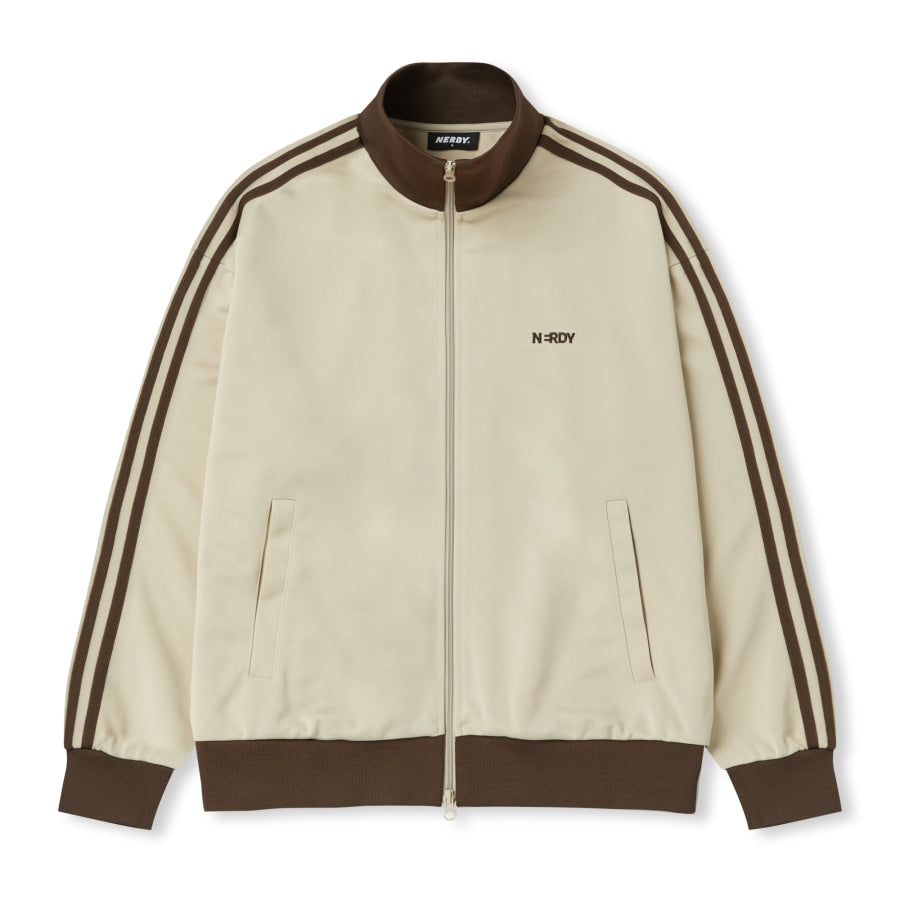 NERDY Classic NY Track Top Light Beige