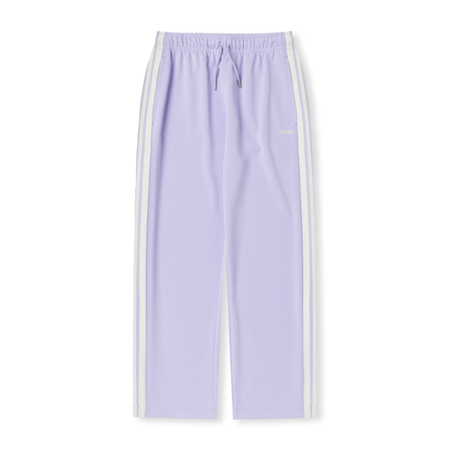 NERDY Jacquard Tape Track Pants Light Purple