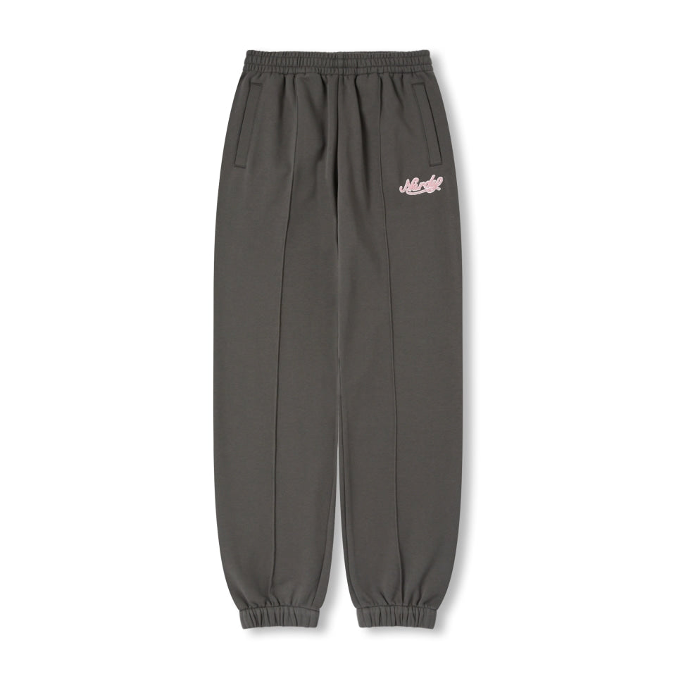 NERDY Culsive Logo Jogger Pants Charcoal