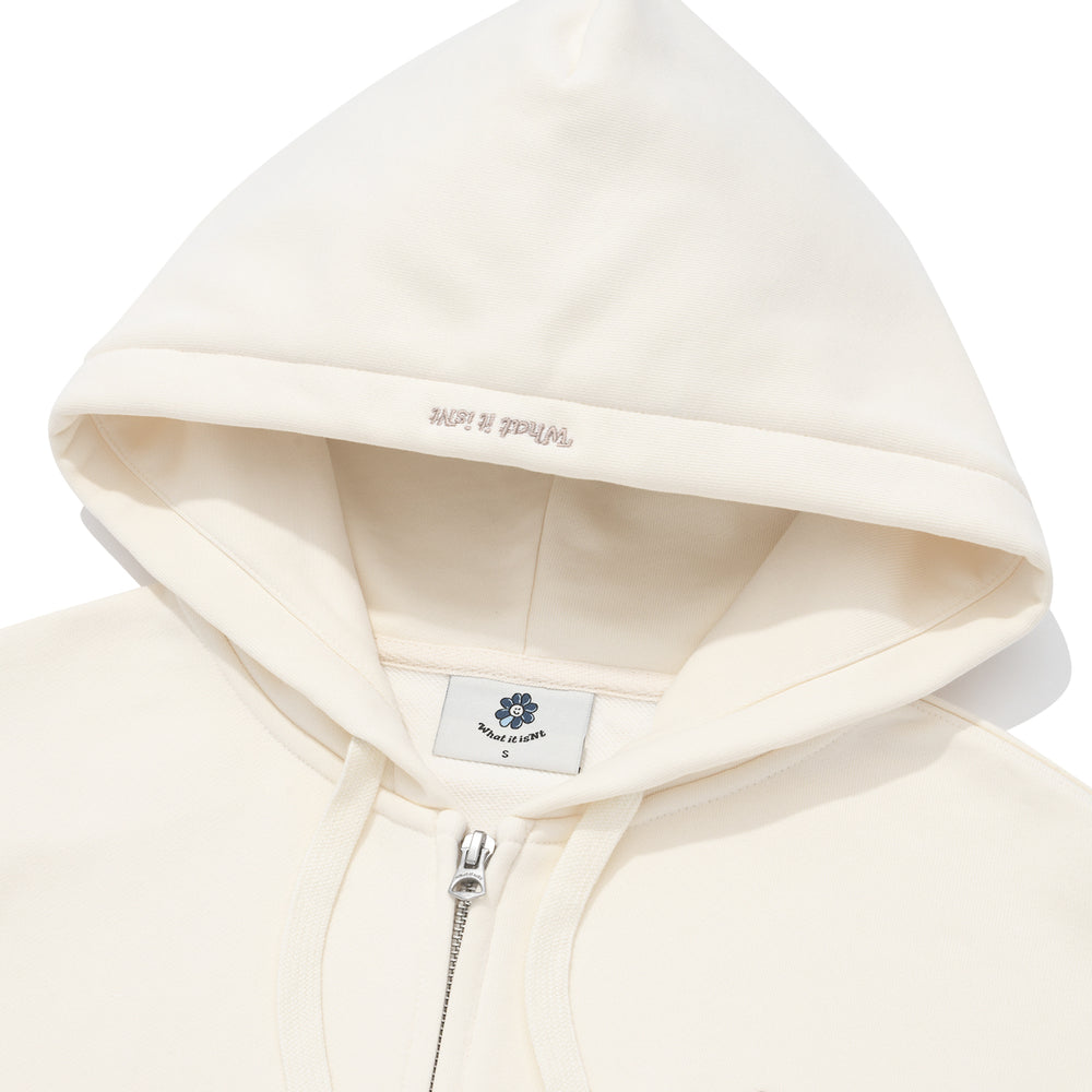 
                  
                    Flory Wappen Crop Hoodie Cream
                  
                