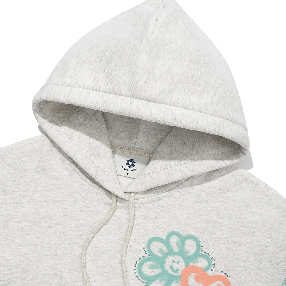 
                  
                    Flory Lovey Graphic Crop Hoodie Oatmeal
                  
                