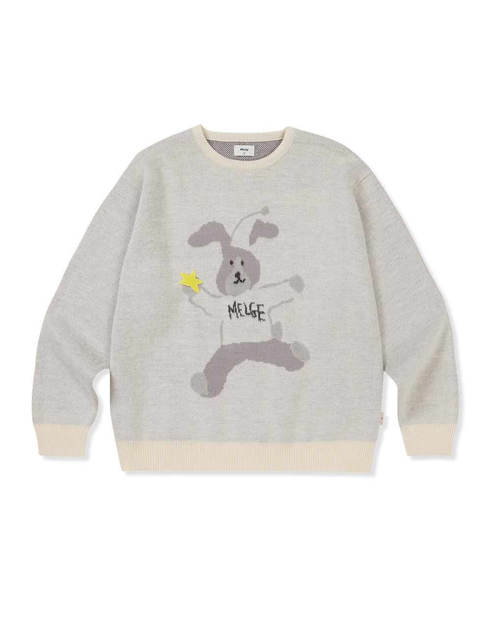 MMLG HOLIDAY MELGE KNIT (IVORY)