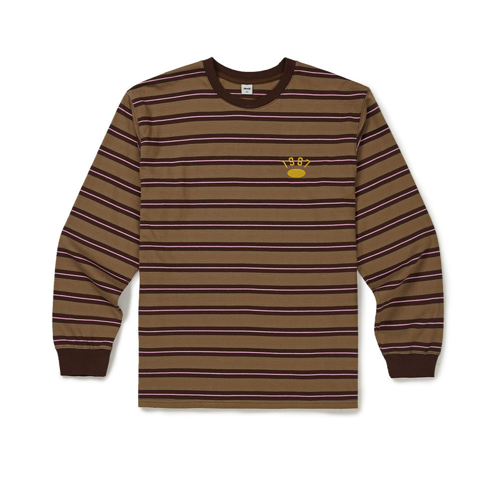 MMLG MCA STRIPE LSV-T (BROWN)