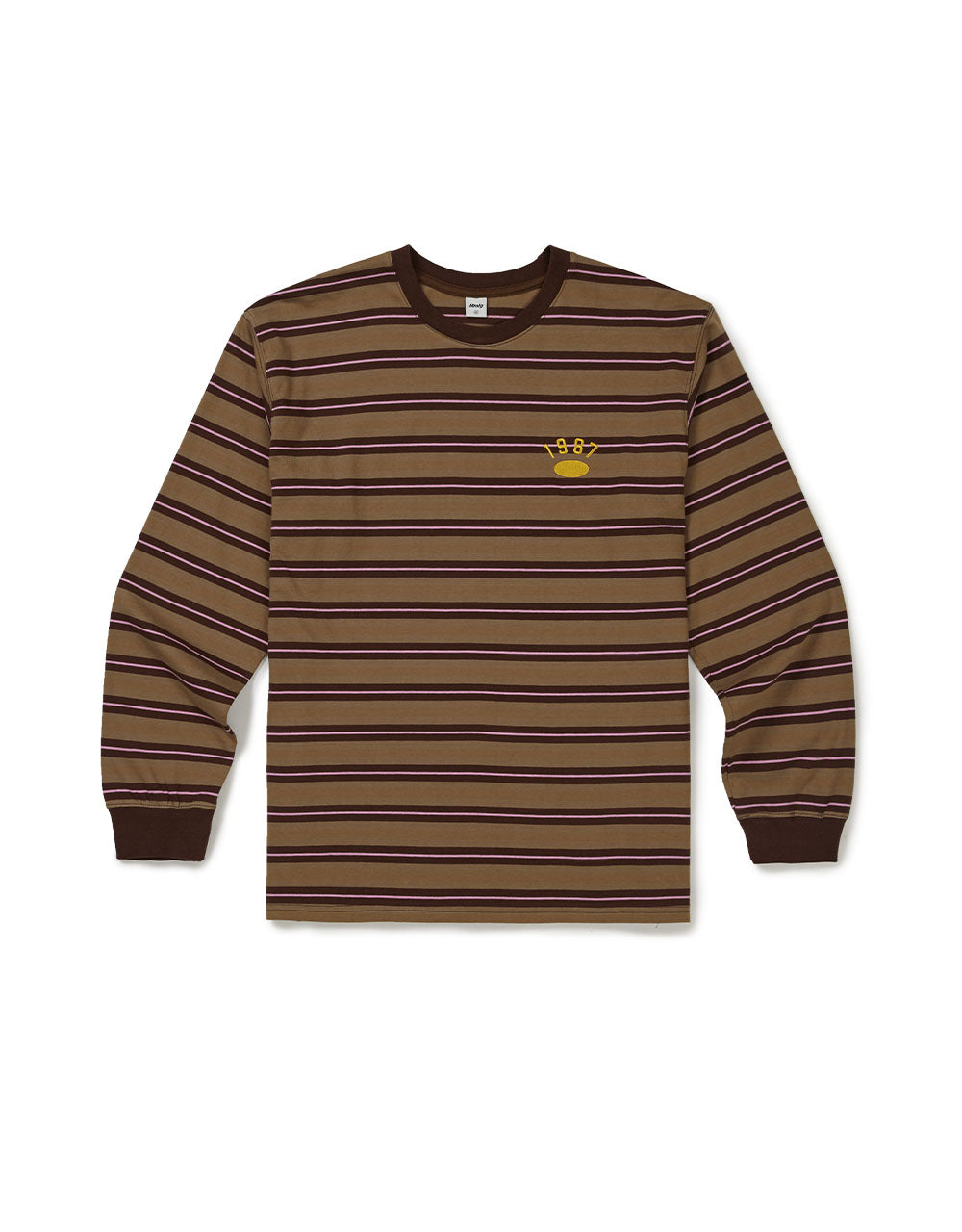 MMLG MCA STRIPE LSV-T (BROWN)