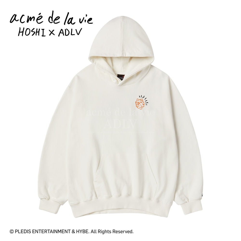 HOSHI X ADLV TIGER SKETCH HOODIE CREAM