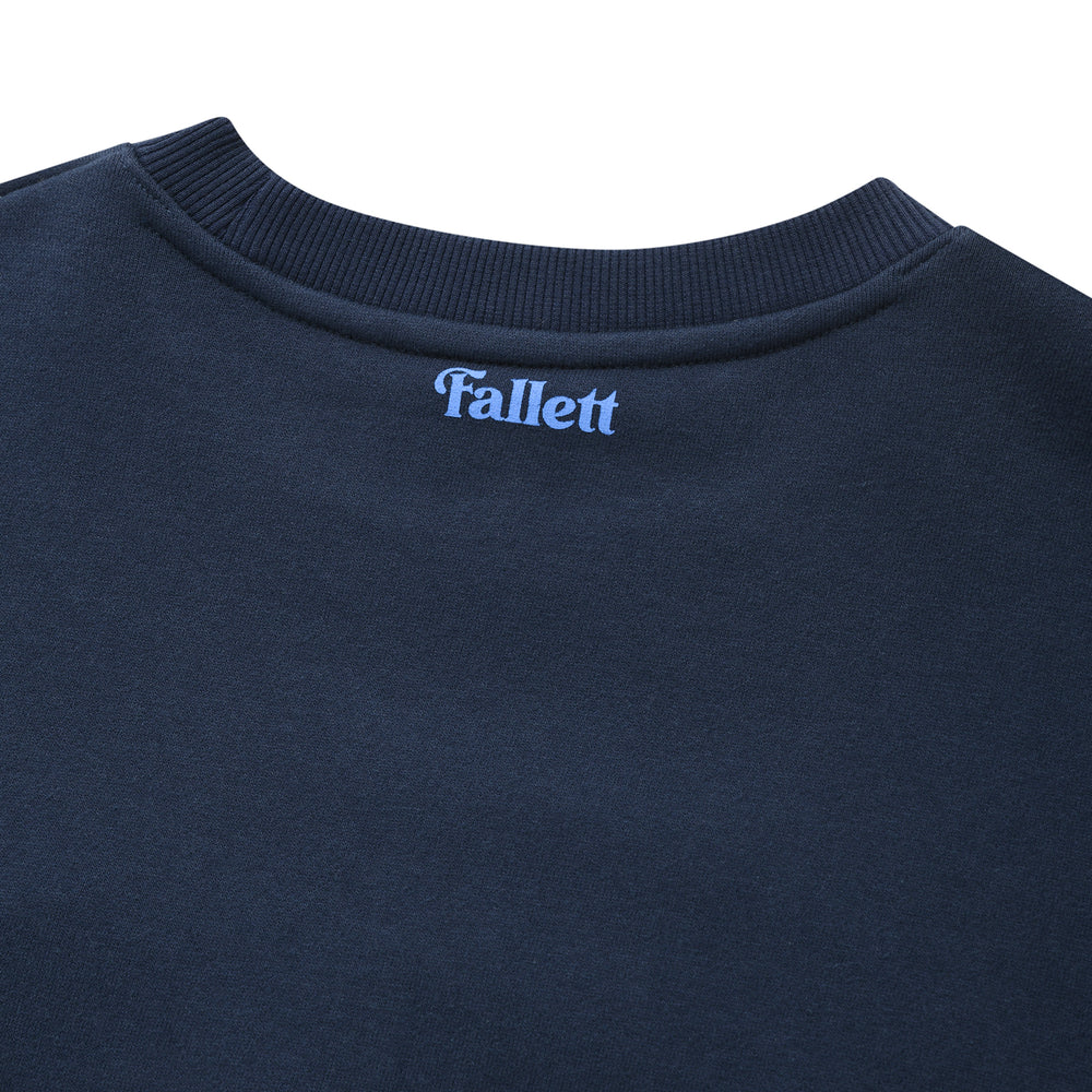 
                  
                    FALLETT Boucle Flower Sweatshirt Navy
                  
                