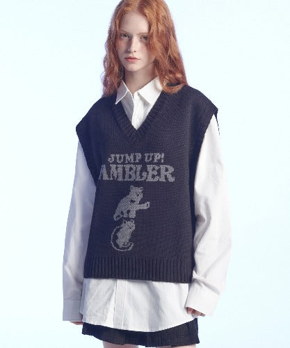 AMBLER Jump Up Super Star Knitted Vest