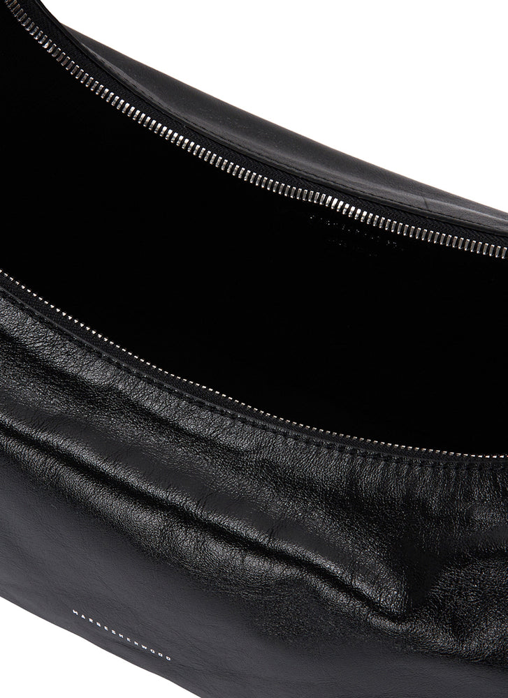 
                  
                    MARGESHERWOOD HOBO SHOULDER_black glossy plain
                  
                