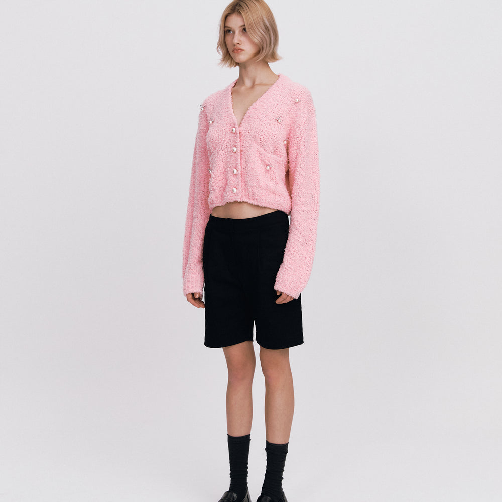 
                  
                    NOIRNINE Pearl Beading Cardigan PINK
                  
                