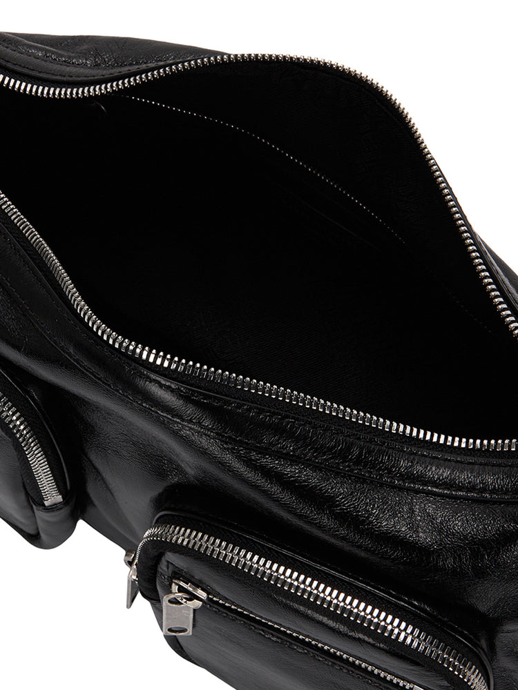 
                  
                    MARGESHERWOOD OUTPOCKET HOBO_black glossy plain
                  
                