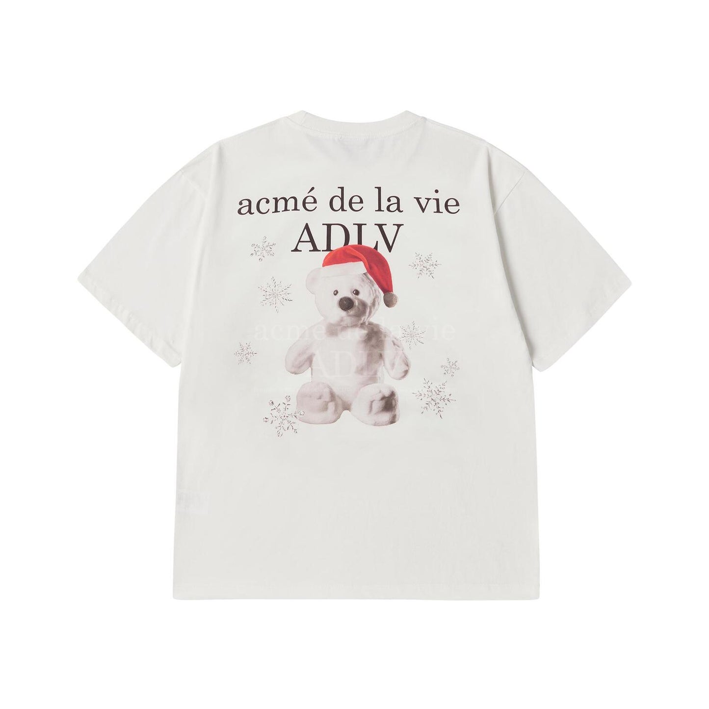 ADLV SNOW BEAR SHORT SLEEVE T-SHIRT CREAM