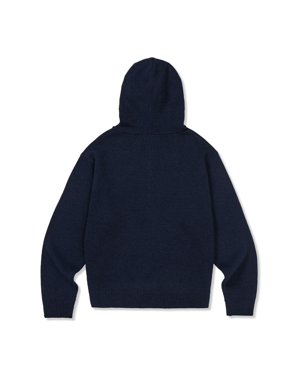 MMLG WAVY LOGO HOOD KNIT (NAVY)