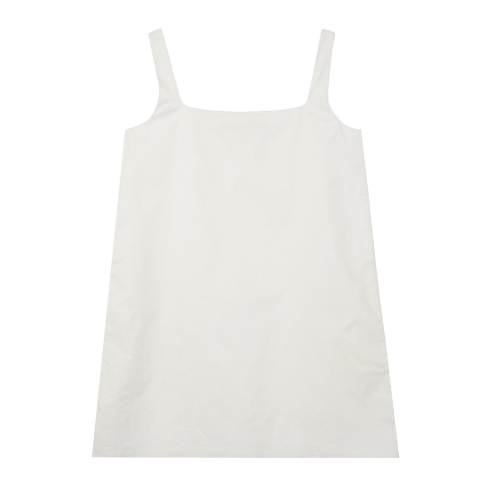 
                  
                    SQUARE NECK MINI DRESS - WHITE
                  
                