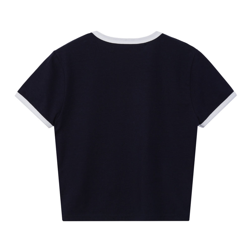 
                  
                    V-NECK RINGER T-SHIRT - NAVY
                  
                