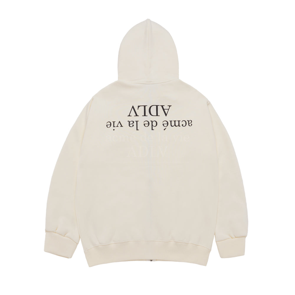 
                  
                    ADLV UPSIDE DOWN LOGO NAPPING ZURRY HOODIE ZIP UP IVORY
                  
                