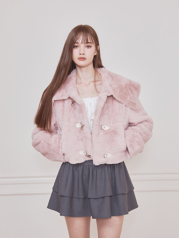 
                  
                    Bebe Sailor Fur Jacket PINK
                  
                